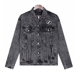 We11done oversized denim jacket black jean jacket
